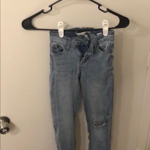 Light blue skinny jeans